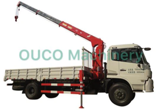 10tm Folding Telescopic Boom Truck Mounted Crane